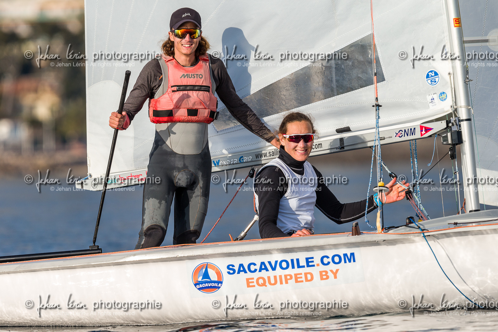 Entrainement Équipe de France 470 et tandem italien au Yacht Club de Cannes