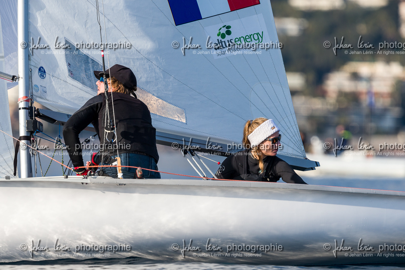Entrainement Équipe de France 470 et tandem italien au Yacht Club de Cannes