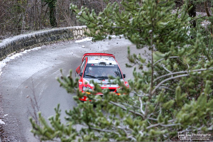 Rallye Monte-Carlo 2005 - test hivernal Mitsubishi par Gilles Panizzi