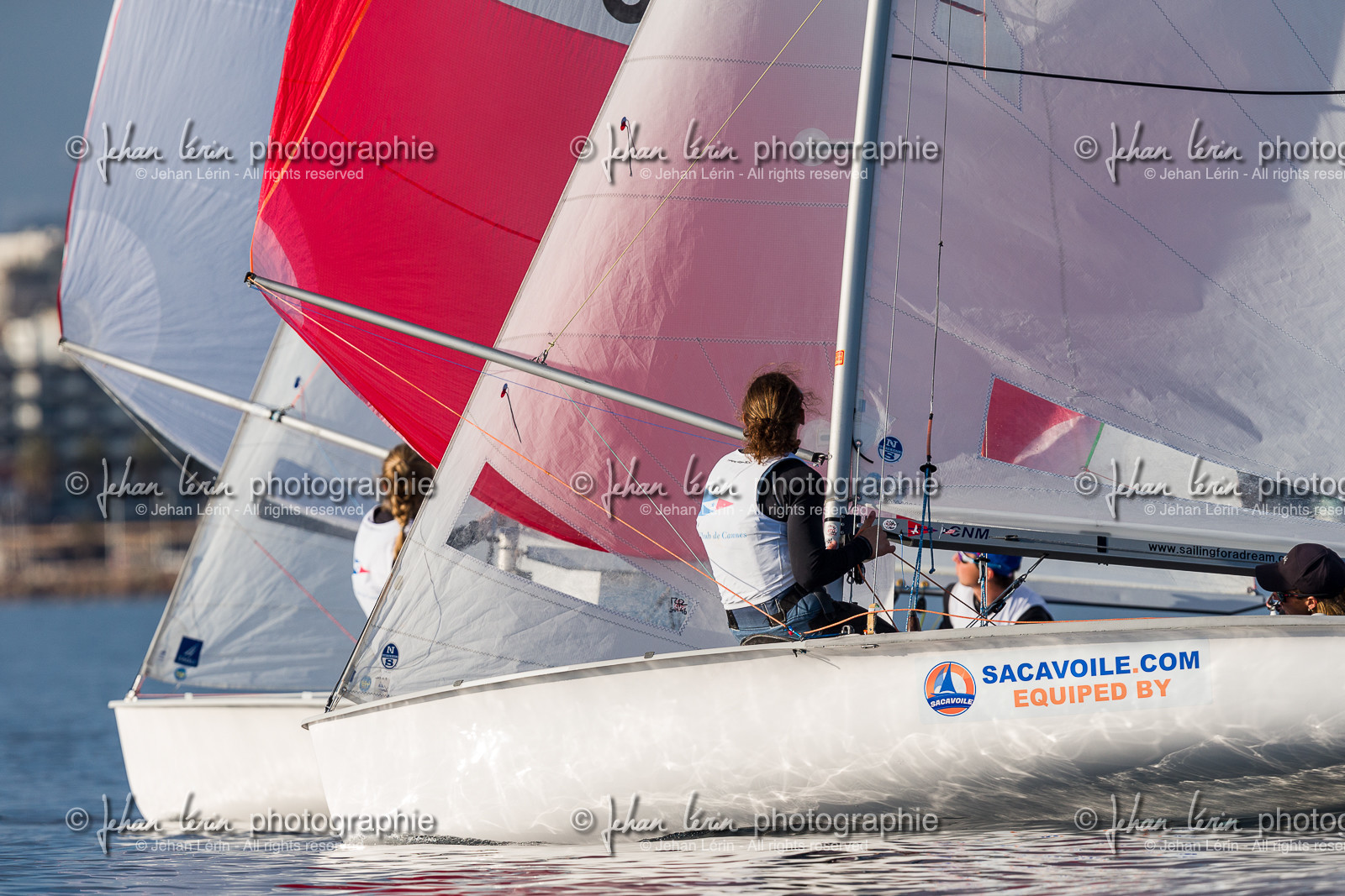 Entrainement Équipe de France 470 et tandem italien au Yacht Club de Cannes