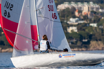 Entrainement Équipe de France 470 et tandem italien au Yacht Club de Cannes