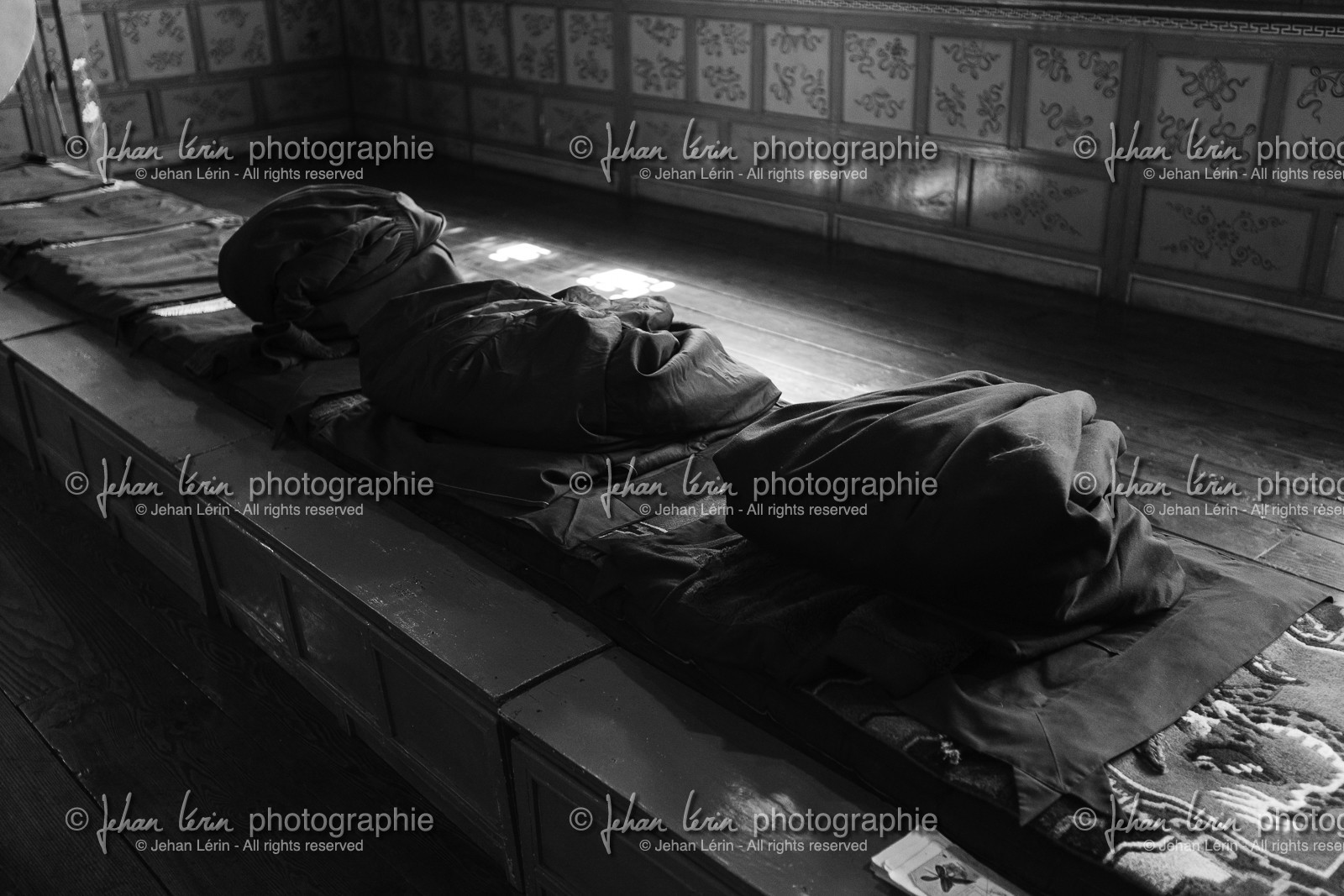 Intérieur du monastère de Tengboche (3860m) - Région de l'Everest