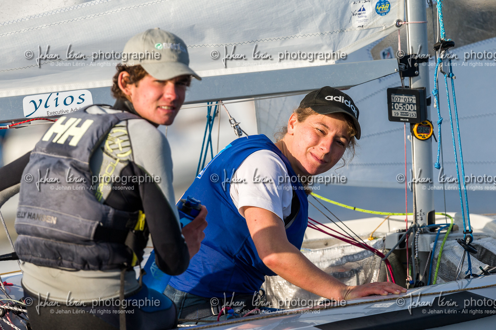 Entrainement Équipe de France 470 et tandem italien au Yacht Club de Cannes