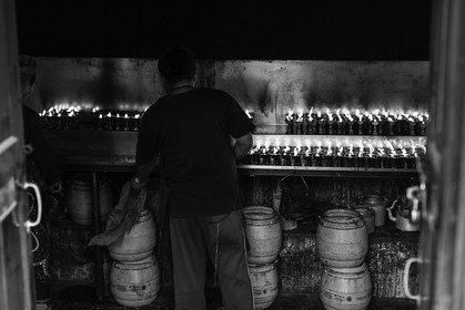 Bougies à Swayambhunath - Kathmandu (1300m)