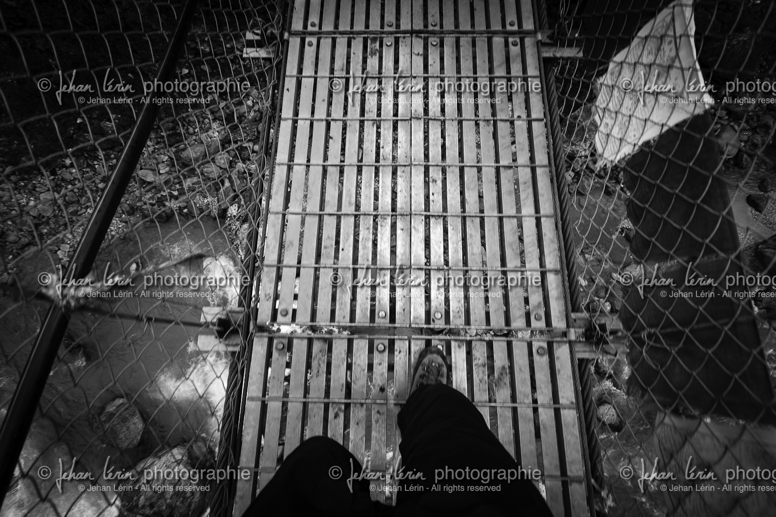 Pont suspendu (3005m) - Région de l'Everest