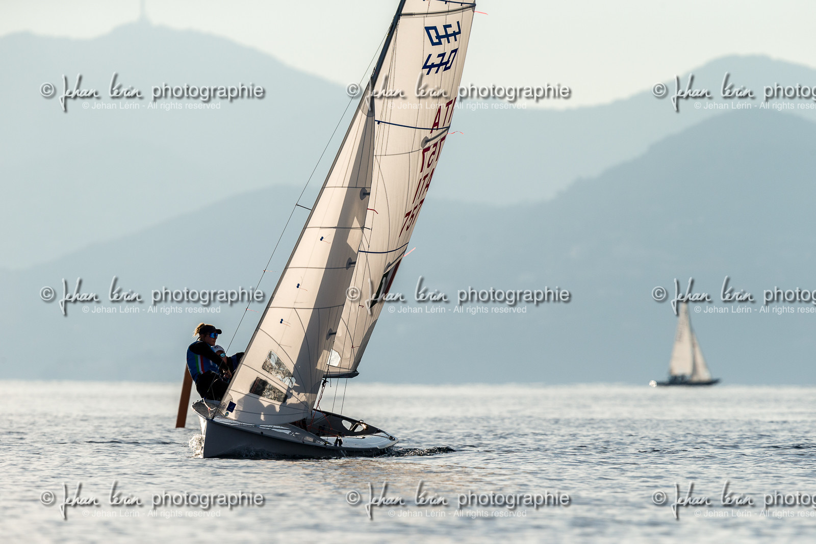 Entrainement Équipe de France 470 et tandem italien au Yacht Club de Cannes