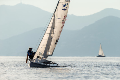 Entrainement Équipe de France 470 et tandem italien au Yacht Club de Cannes